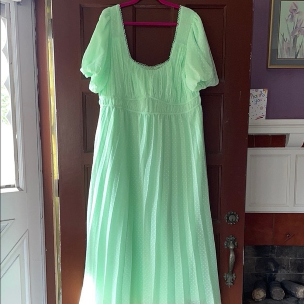 ASOS PLEATED MAXI DRESS     LIKE NEW - Picture 6 of 12